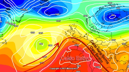 Fine settimana poco nuvoloso